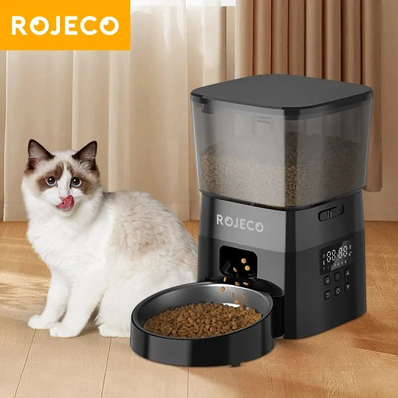 Dispensador Automático de Comida para Gatos | Programable con Pantalla LCD · Cattito