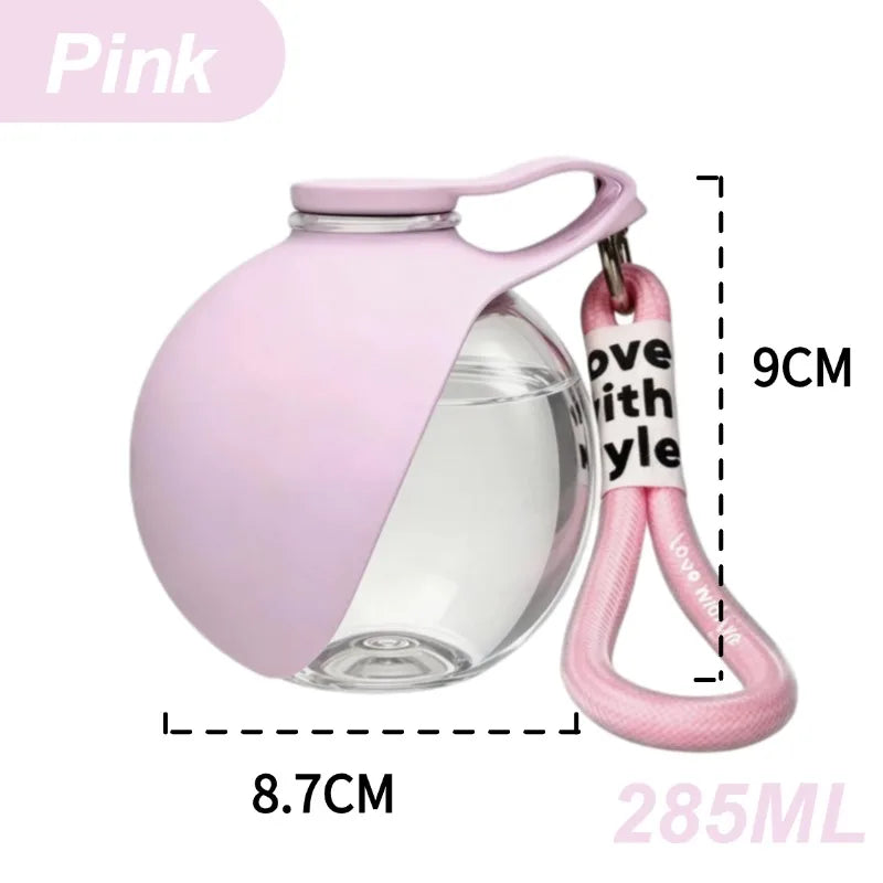 Botella de Agua Portátil 2 en 1 para Mascotas | Antigoteo con Cuenco Plegable · Cattito