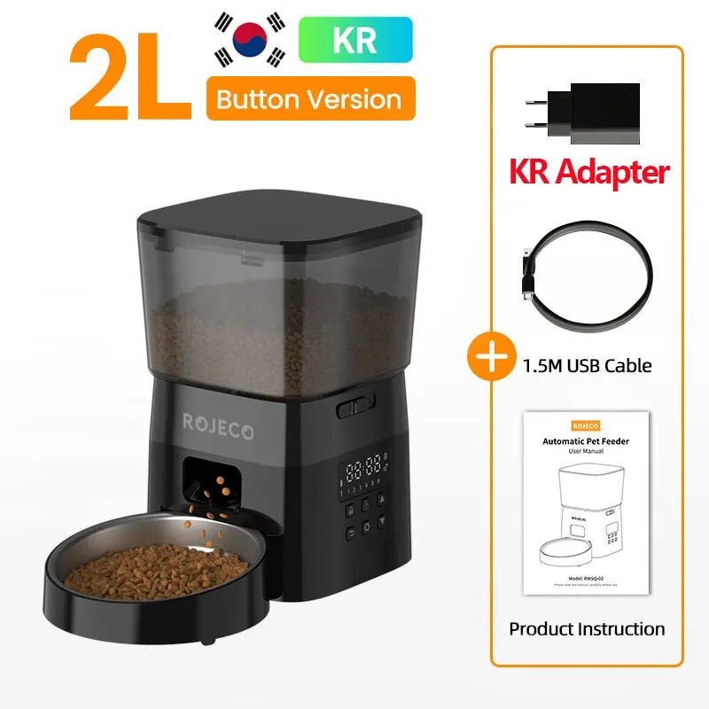 Dispensador Automático de Comida para Gatos | Programable con Pantalla LCD · Cattito