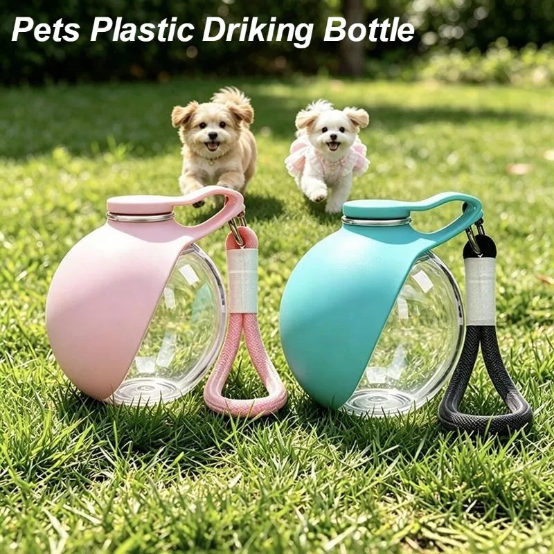 Botella de Agua Portátil 2 en 1 para Mascotas | Antigoteo con Cuenco Plegable · Cattito